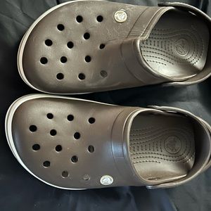 Brown Croc Style Shoes